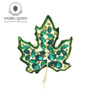 VQ Leaf Brooch